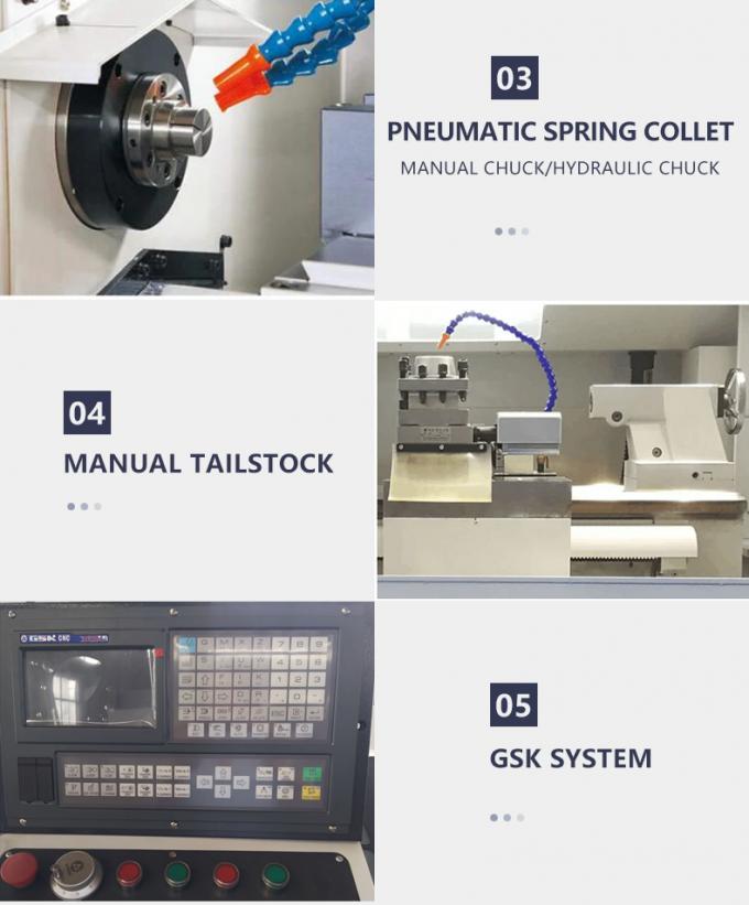 CK0640 톱니 절단 수직 CNC 기계 자동 평면 침대 수평 2