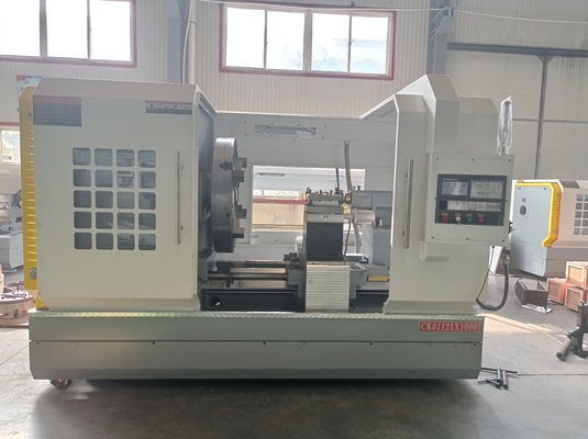 CKNC61125 스테인레스 강 CNC 선반 기계 금속부 성형기