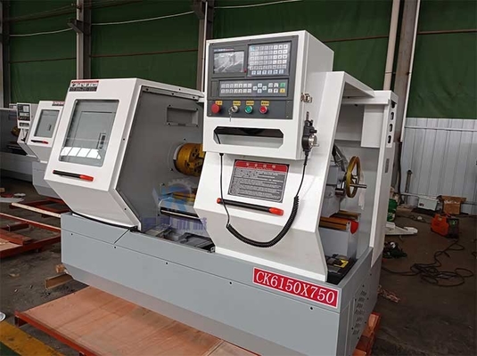 CK6150-750mm CNC 턴 머신 220V 평면 침대 턴 머신