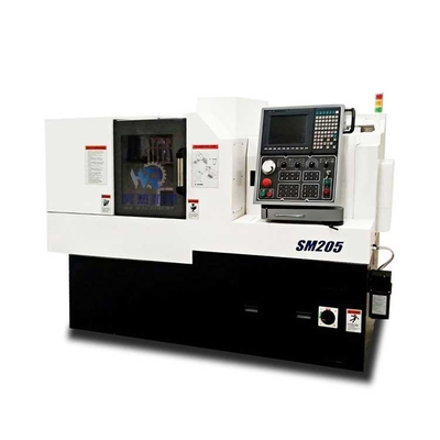 SM205 스위스형 자동 CNC 수평 턴 머신 흰색