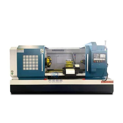 Qk1322 더블 척 수평 평면 침대 자동 CNC 파이프 스레딩 금속 턴 머신